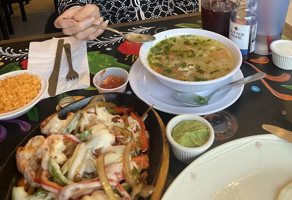 Shrimp Fajitas Chicken Soup of the Day